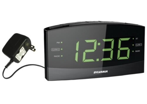 Proscan Bluetooth LED Jumbo Digit Dual Alarm Clock Radio With Battery Backup NIB
