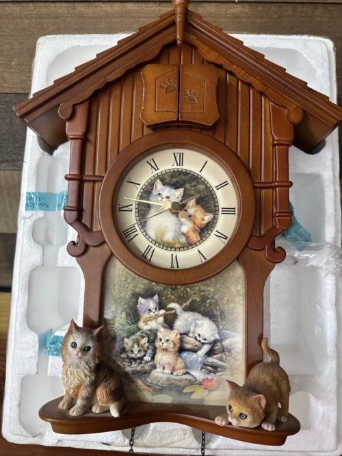 Purrfect Moments Kitten Cuckoo Clock -not Working -For Parts