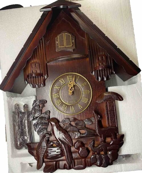 Quartz Classic Treasures Cuckoo Clock Very Rare. Opened For Photos