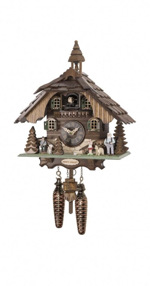 Quartz Cuckoo Clock Heidi house with music EN 4443 QM NEW