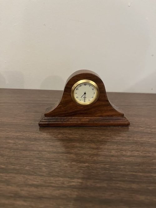 Quartz Mantle Clock Wood Small