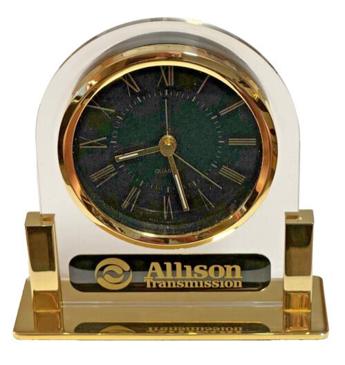 Quartz West Germany Movement Alarm Clock - Allison Transmission Corp/Promo Gift