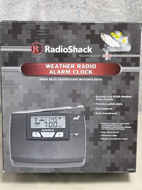Radioshack NOAA Weather Radio And Alarm Clock