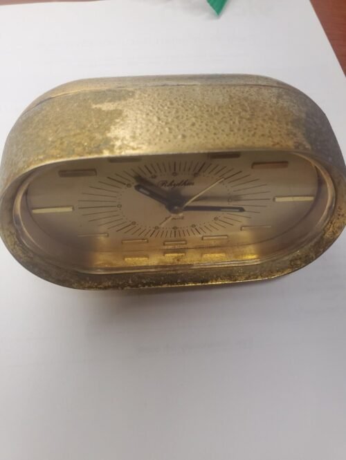 Rare Brass Mantle Rhythm Table Top clock