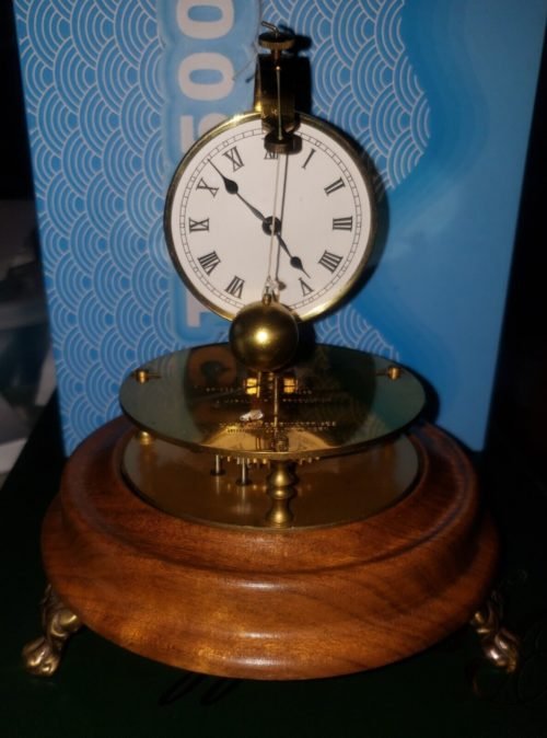 Rare Briggs Rotary Pendulum 8 Day Table Clock By Horolovar REPRO 1855 Patent