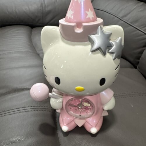 Rare Hello Kitty Enchanted Princess Musical "Good Morning" light up Alarm Clock