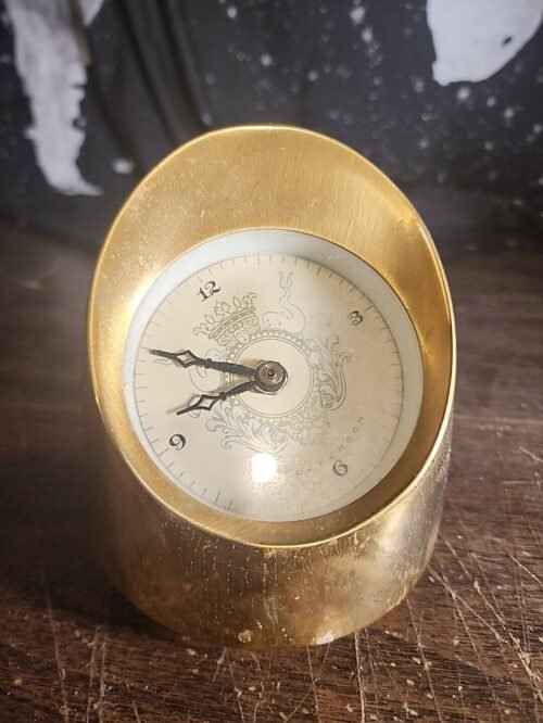 Rare Mid Century Jefferson Lady Marion Electric Desk Bed Clock No Cord As Is