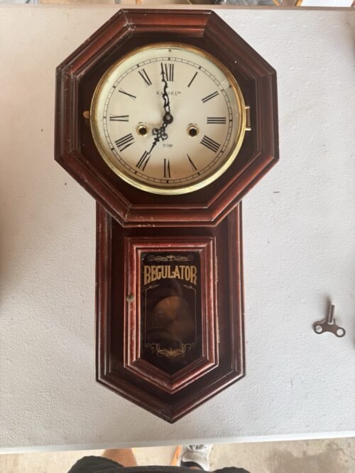 Rare Vintage Kassel Tm 31 Day Regulator Pendulum Clock