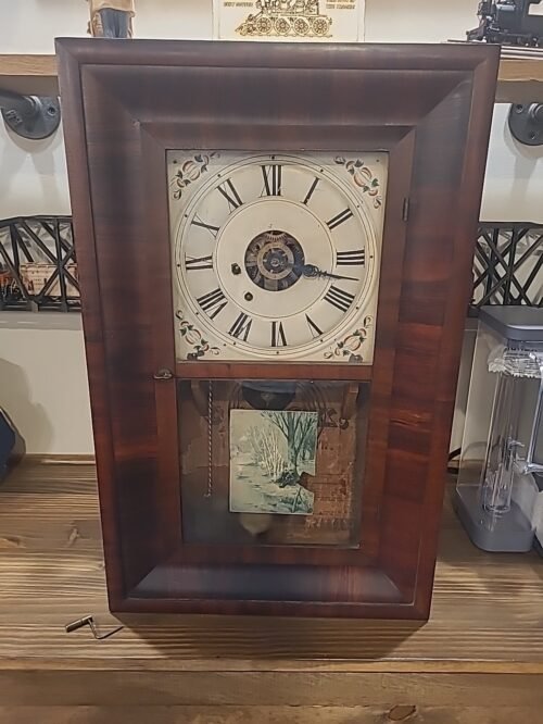 Rare Vintage Welton Wall Clock. Very Old. Does Run!