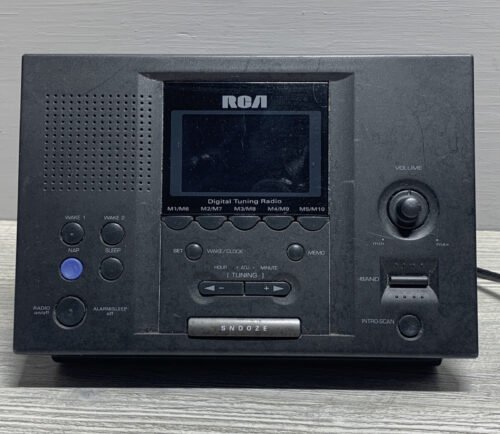 RCA AM/FM Dual Alarm Clock Radio RP3721A