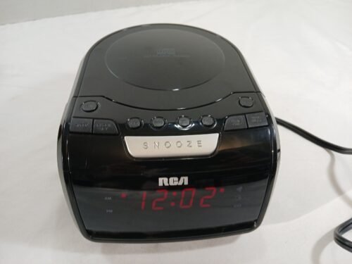 RCA CD Player, AM-FM Radio, Alarm and Digital Clock - Tested Works