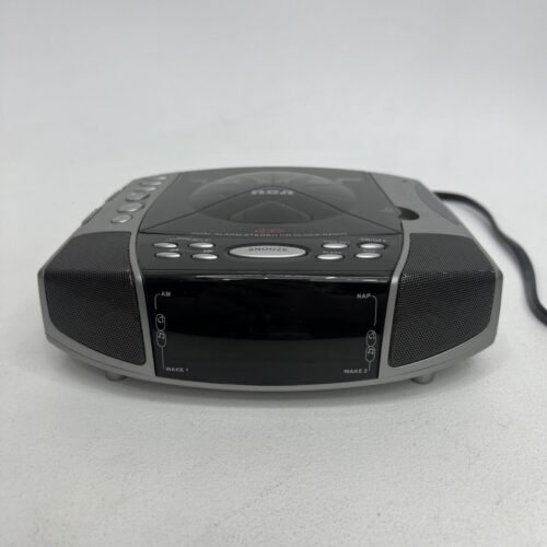 RCA Dual Alarm Stereo CD Clock Radio (Model RP4897A) - Tested Works