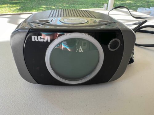 RCA Radio Alarm Clock RP5412A Dual Wake Alarm Clock AM/FM Radio Tested Works