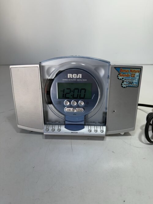 RCA Stereo CD Player w/ Digital AM/FM Tuning Clock Radio RP3755A