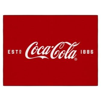 Red 2 ft. x 3 ft. Entryway Mat Man Cave Decor Bedroom...