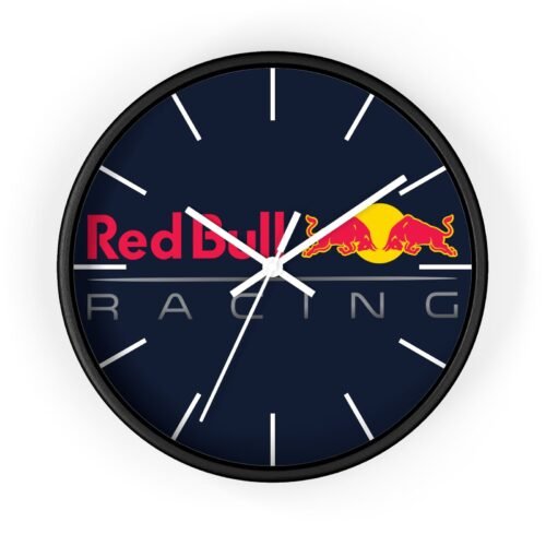 RedBull Racing - Garage Man Cave Car Lover - Custom Design 10" Wall Clock