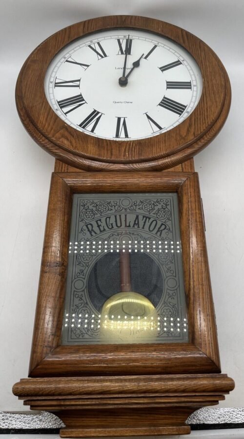 Regulator Classic Manor Wall Clock Landmark Chime Quartz Pendulum/Vintage