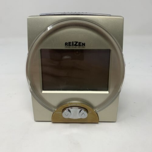 Reizen Talking Atomic Alarm Clock Date Time Alarm Excellent Condition