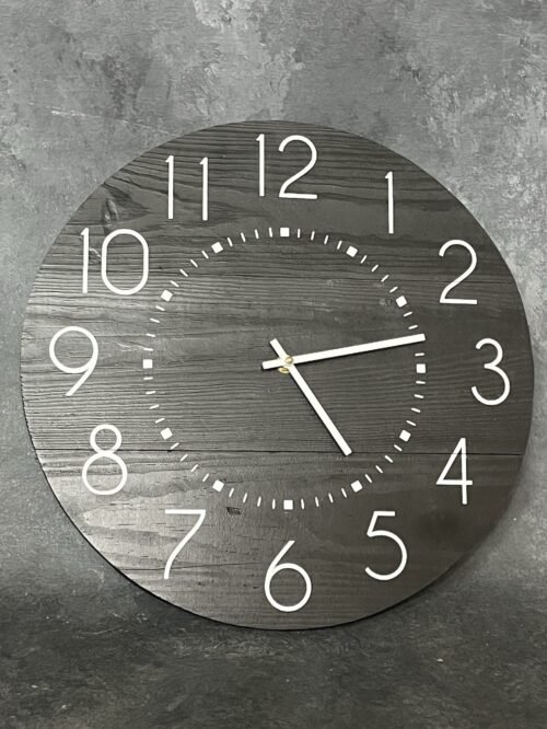 Repurposed 15” Old Barn Wood Wall Clock Antique Rustic Wood