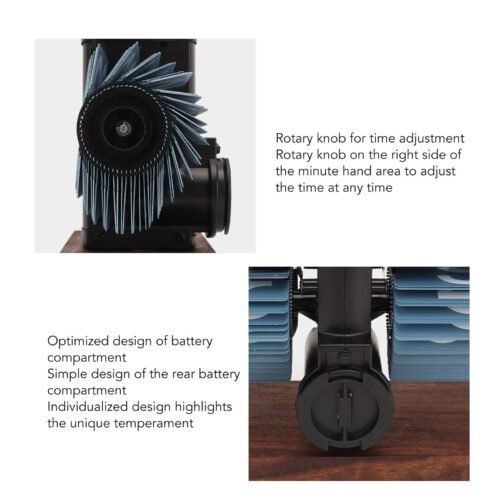 Retro Automatic Turning Flip Down Clock Large Number Display For Home