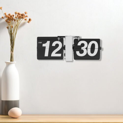 Retro Electrical Digital Flip Clock Flipping Out Wall and Tabletop Flip Clock US