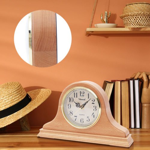 Retro Mantel Table Clock Desk Clock Battery Operated Accurate Timekeeping Analog