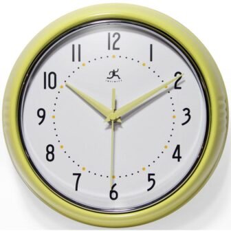 Retro Round Aurora Wall Clock