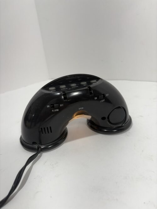 RETRO Vintage Advance Rainbow Alarm Clock 3154/3156-3161 Black W/ Light