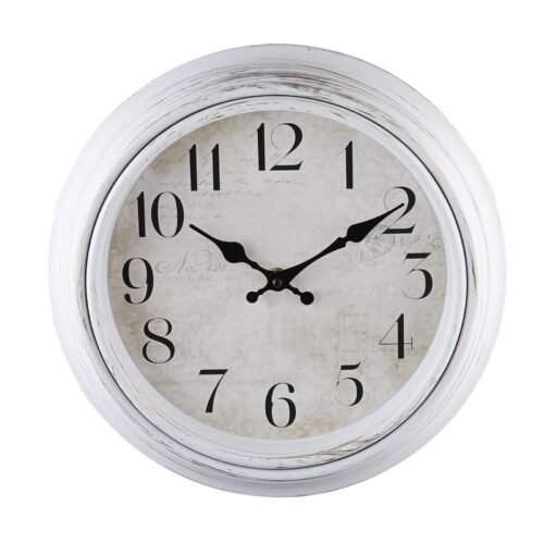 Retro Wall Clock Battery Operated 10 Inch Silent Wall Clocks Antique Clock Vi...