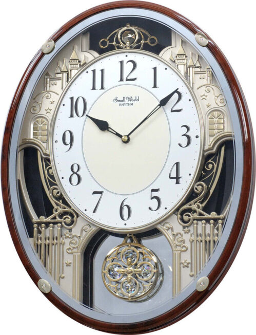 Rhythm Clocks Chateau Musical Motion Clock (4MH865WD23)