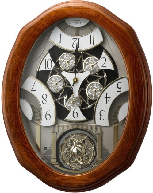 Rhythm Clocks Joyful Glory Magic Motion Clock (4MH897WU06)