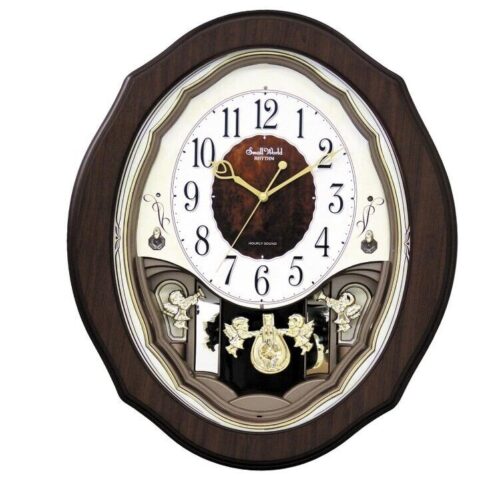 Rhythm Clocks Precious Angels Musical Motion Clock (4MJ894WD06)