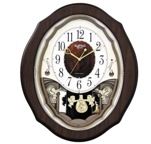 Rhythm Clocks Precious Angels Musical Motion Clock (4MJ894WD06)
