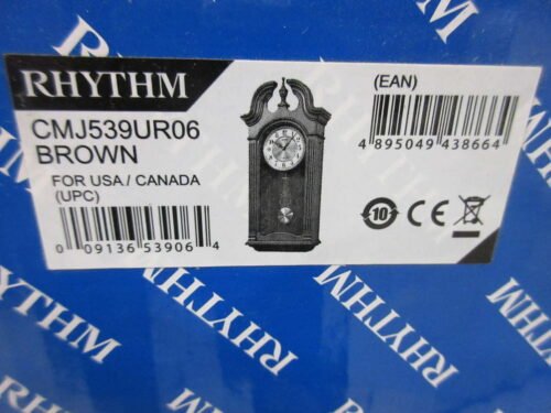 Rhythm Clocks Tiara II Wooden Musical Mantel Clock, CMJ539UR06