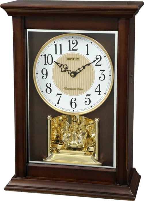 Rhythm Clocks WSM Kingston Wooden Musical Mantel Clock