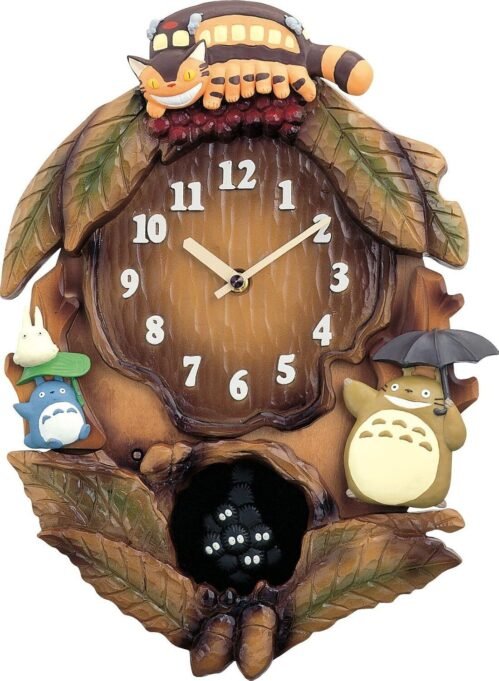 RHYTHM My Neighbor Totoro Pendulum Wall Clock with Totoro Theme Song 4MJ837MN06