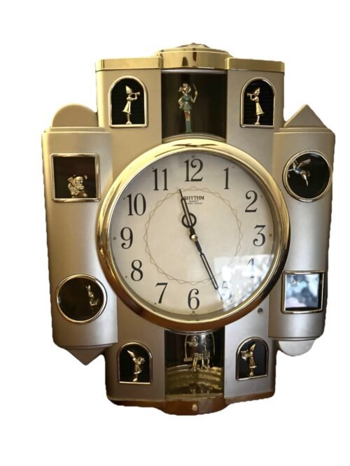 Rhythm Quartz Hourly Retired Musical Wall Clock Fairy Tale 4MH747