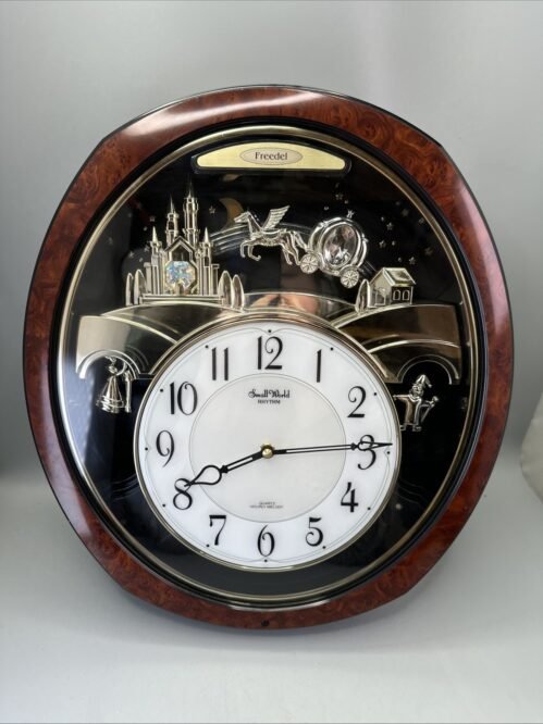 Rhythm Small World Princess Fantasy Melody Clock 4MH762WS23 Freedel