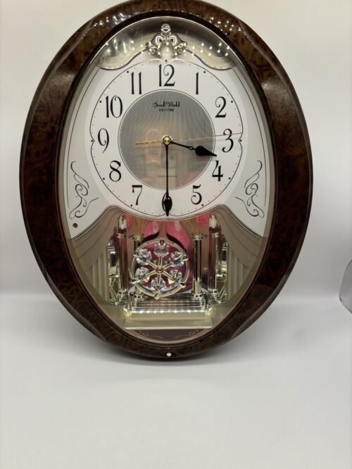 Rhythm Small World Swarovski Crystals Musical Wall CLOCK Read Description