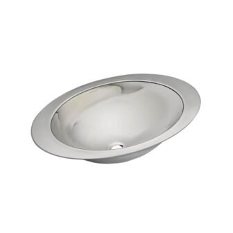 Rhythm Undermount Stainless Steel Bathroom Sink in Mirror Finish