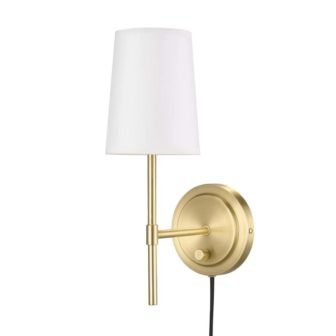 Ridgeway 1-Light Brass Wall Sconce