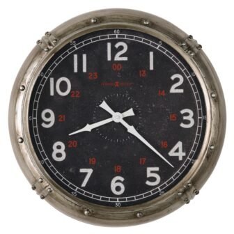 Riggs Brown Wall Clock