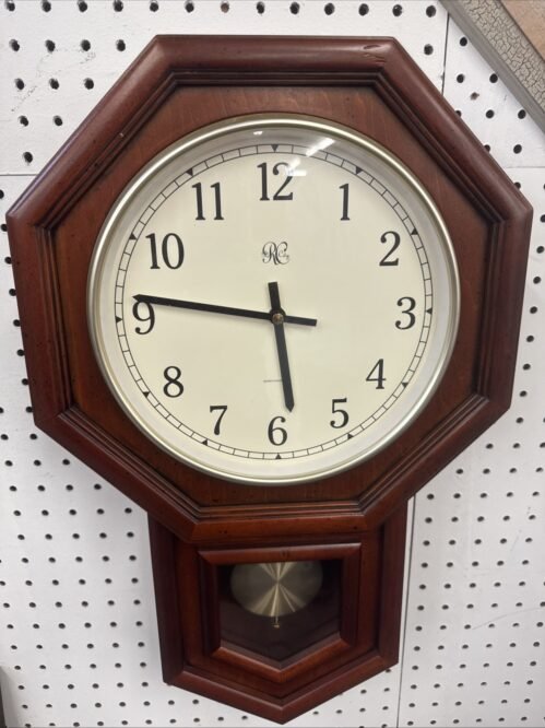 River City Clocks 801-403C 21-Inch Radio-Controlled Schoolhouse Clock (C2)