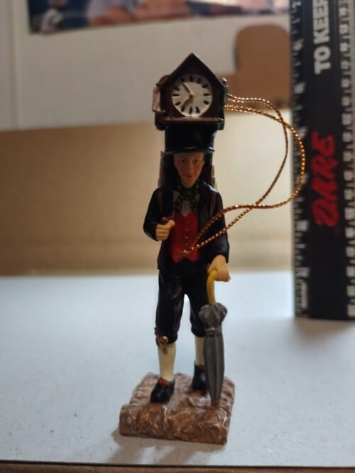 River City Cuckoo Clock Peddler Figurine 3 3/4" Ornament