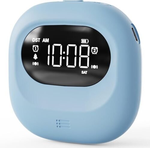 ROCAM Loud Dual Alarm Clock with Bed Shaker, Vibrating Alarm Clock for Heavy Sle