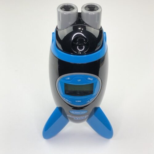 Rocketship Projection Digital Alarm - Toy Rocket 8.5" Clock Discovery Kids 2013