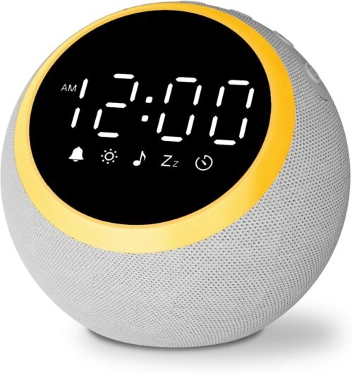 Rohent Noise Sound Machine Nightlight & Alarm Clock Bedrooms with 25 Sounds