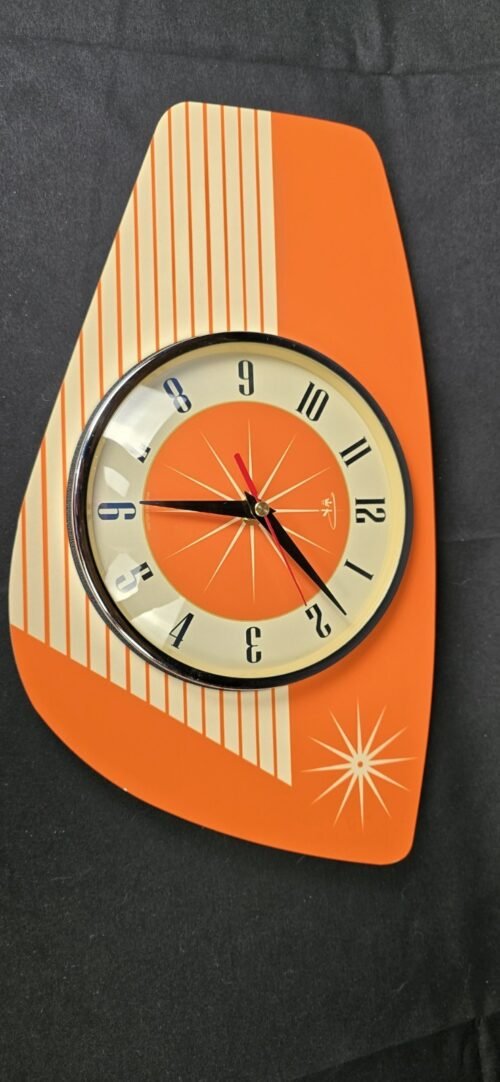 Royalexe Wall Clock Royale/Midcentury Atomic Retro Starburst Designs