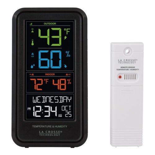 S82967 La Crosse Technology Color Weather Station with TX141TH-BV3 - Open Box
