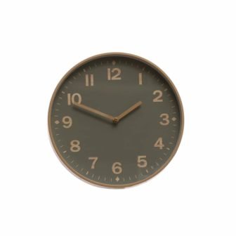 Sage Green Analog Plastic Wall Clock